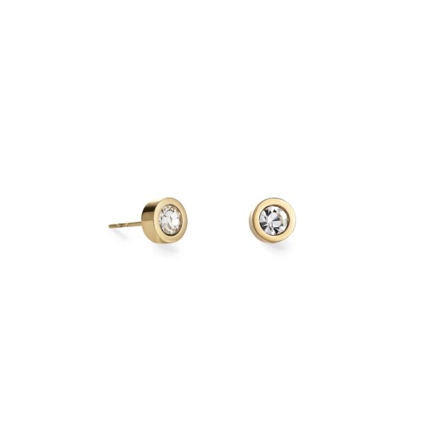 Coeur De Lion Ohrschmuck Edelstahl gold Kristallglas