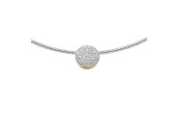 Halsschmuck 925 Silber rhodiniert Zirkonia