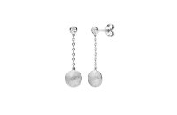 Ohrschmuck 925 Silber rhodiniert Zirkonia