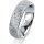 Ring Platin 950 5.5 mm kristallmatt 1 Brillant G vs 0,065ct
