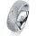 Ring Platin 950 7.0 mm kristallmatt 1 Brillant G vs 0,065ct
