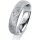 Ring Platin 950 5.0 mm kristallmatt 1 Brillant G vs 0,065ct