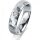 Ring Platin 950 5.0 mm diamantmatt 1 Brillant G vs 0,065ct