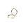 Ohrschmuck 14 Karat Weissgold Kreolen