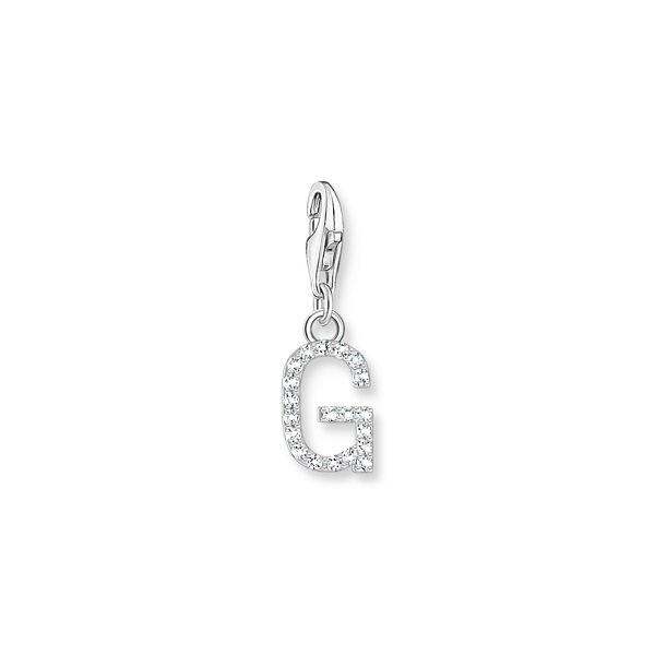 Anh&auml;nger 925 Silber Zirkonia "G"