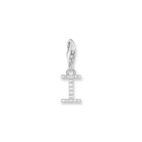 Anh&auml;nger 925 Silber Zirkonia "I"