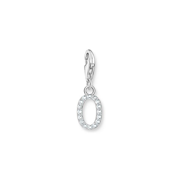Anh&auml;nger 925 Silber Zirkonia "O"