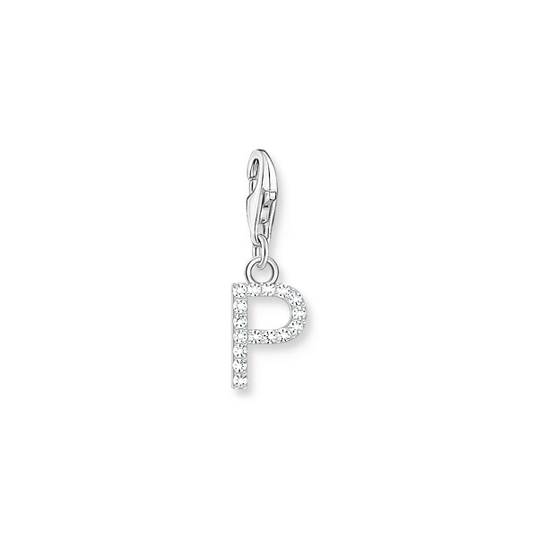 Anh&auml;nger 925 Silber Zirkonia "P"