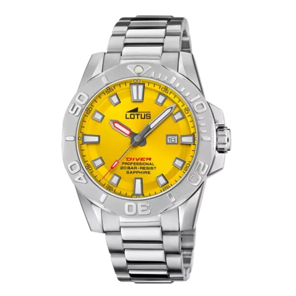Lotus Armbanduhr mit Edelstahl