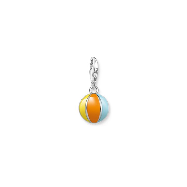 Anh&auml;nger 925 Silber Kaltemaille "Wasserball"