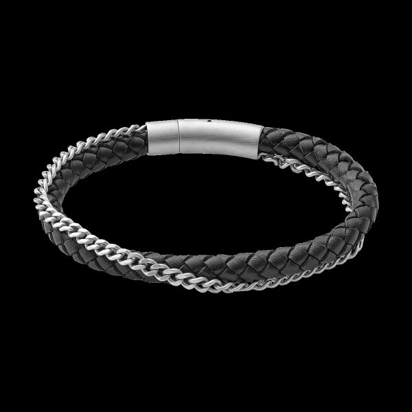 Armschmuck Edelstahl/Leder