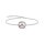 Armschmuck925 Silber "Peace" bunte Zirkonia