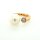 Ring 18 Karat Gelbgold S&uuml;dseeperle Brillanten 0,19ct