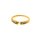 Ring 14 Karat Gelbgold Brillanten 0,12ct tw Si