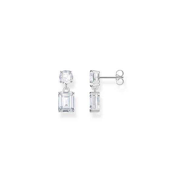 Ohrschmuck 925 Silber weisse Zirkonia
