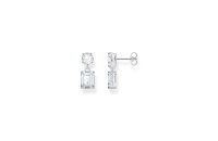 Ohrschmuck 925 Silber weisse Zirkonia