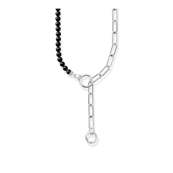 Halsschmuck 925 Silber "Onyx Beads"