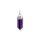 Anh&auml;nger 925 Silber bunte Zirkonia imitierter Amethyst