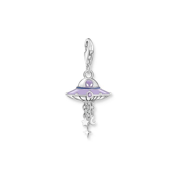 Anh&auml;nger 925 Silber bunte Zirkonia"UFO"