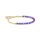 Armschmuck 925 Silber 18 Karat gelbvergoldet imitierter Amethyst