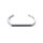 Coeur de Lion Armschmuck Edelstahl Square Stripes silber schwarz