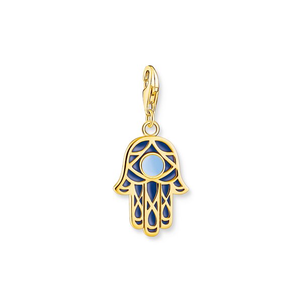 Anh&auml;nger 925 Silber 18 Karat gelbvergoldet "Fatimas Hand"