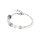 Coeur de Lion Armschmuck Edelstahl GeoCUBE Fusion Precious Pearl Mix silber-grau