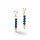 Coeur de Lion Ohrschmuck Edelstahl Little Twinkle gold-dunkelblau