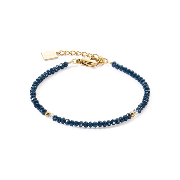 Coeur de Lion Armschmuck Edelstahl Littel Twinkle gold-dunkelblau