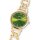 Coeur de Lion Armbanduhr Edelstahl gold Sparkling Fabulous green Statement