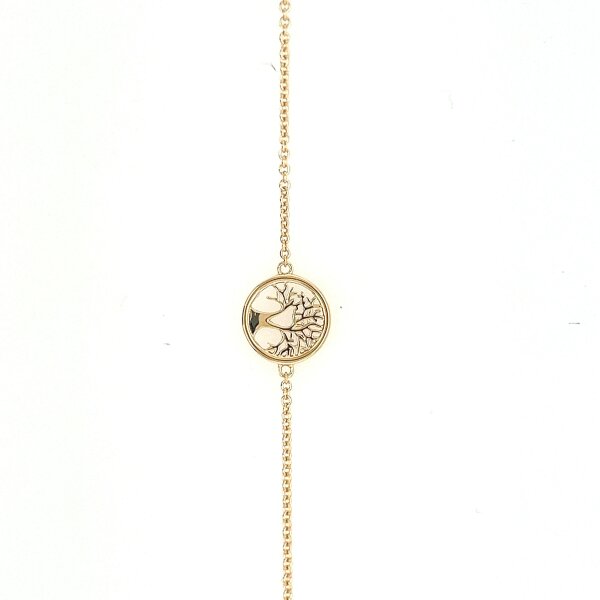 Armschmuck 14 Karat Gelbgold Lebensbaum