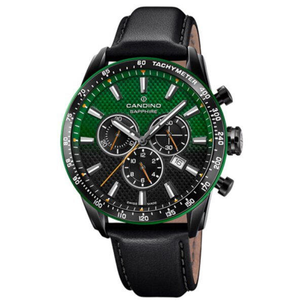 Candino Armbanduhr Quarz, Saphirglas, 100m wasserdicht