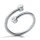 Ring Edelstahl Brillant 0,03ct Twister
