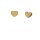 Ohrschmuck 18 Karat Gelbgold Herz Brillanten 0,006ct G si