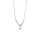 Halsschmuck 925 Silber rhodiniert 7 Zirkonia