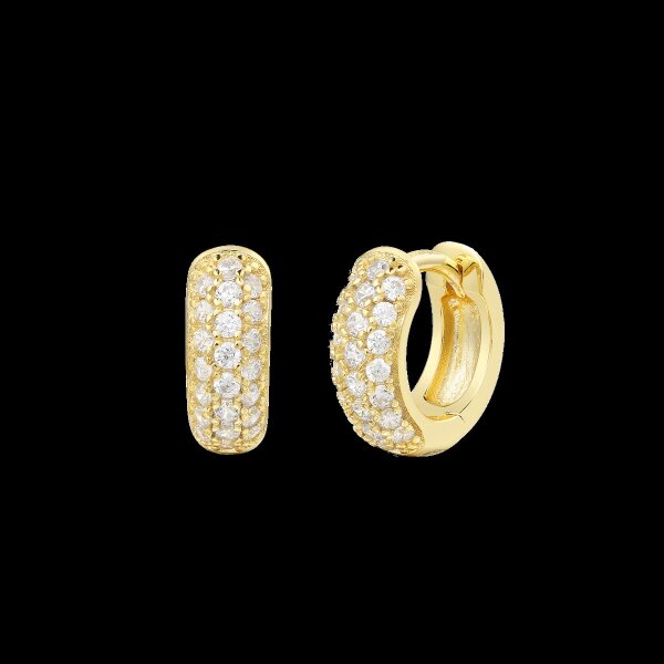 Ohrschmuck 925 Silber gelb vergoldet Zikronia