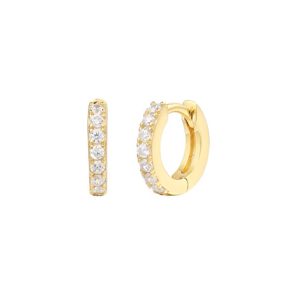 Ohrschmuck 925 Silber gelb vergoldet Zikronia