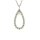 Halsschmuck 14 Karat Weissgold 26 Brillanten gesamt 0,13ct G vs 45v42cm