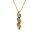 Halsschmuck 18 Karat Gelbgold 3 x Brillanten 0,270 ct G vs