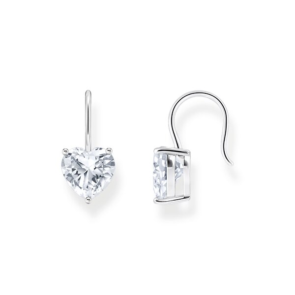 Ohrschmuck 925 Silber Zirkonia Herzen