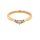 Ring 14 Karat Rotgold 3 Brillanten 0,145ct tw si