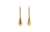 Ohrschmuck 14 Karat Gelb / Weissgold