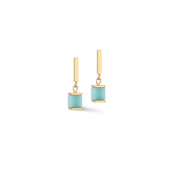 Coeur de Lion Ohrschmuck Precious Statement Cubes Multicolor-Gentle