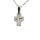 Anh&auml;nger 14 Karat Weissgold Kreuz