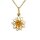 Anh&auml;nger 14 Karat Gelbgold Edelweiss
