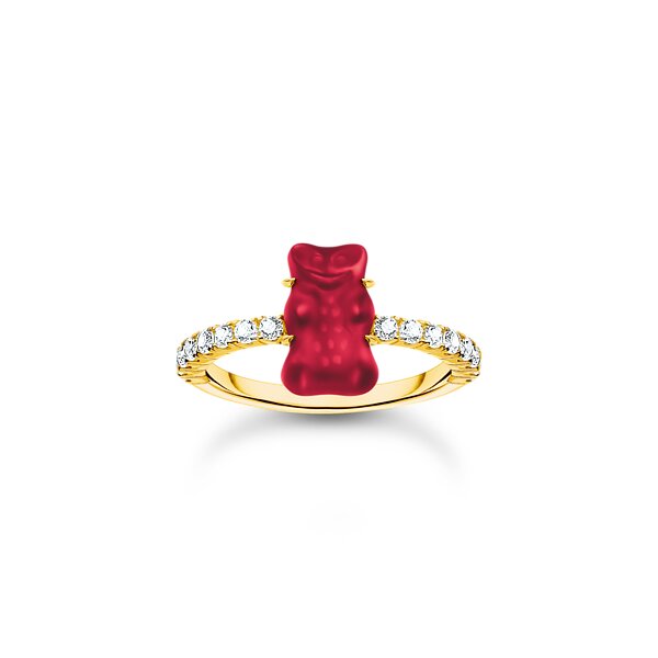 Ring 925 Silber gelbvergoldet Haribo Kollektion