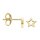 Ohrschmuck 14 Karat Gelbgold Stern