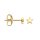 Ohrschmuck 14 Karat Gelbgold Stern