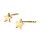 Ohrschmuck 14 Karat Gelbgold Stern