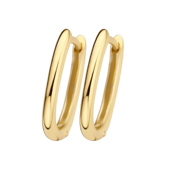 Ohrschmuck 14 Karat Gelbgold Kreolen